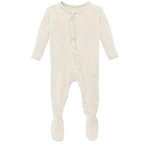 Kickee Pants classic ruffle 2 way footed sleeper